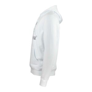 organic hoodie weiß links