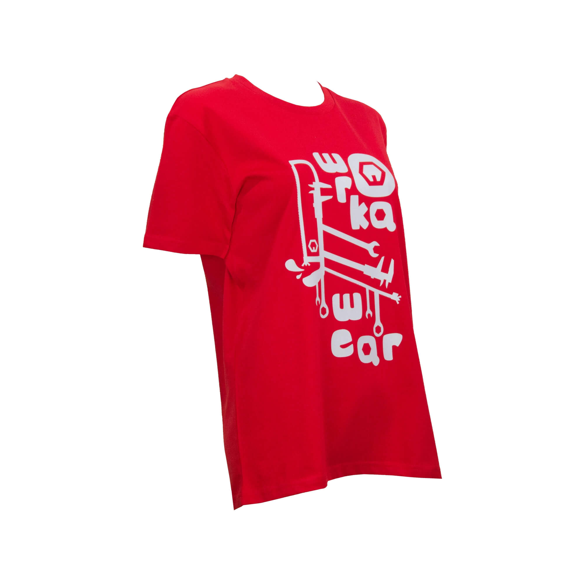 nachhaltig tshirt in rot damen unisex