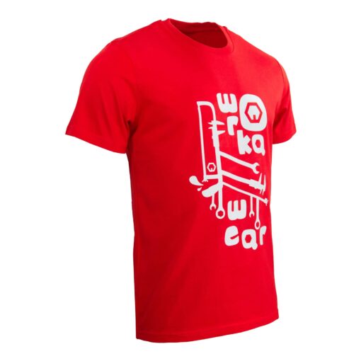 nachhaltig tshirt in rot herren unisex