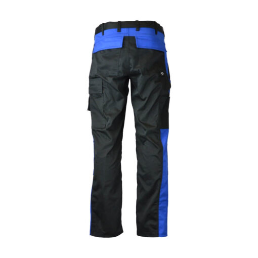 Bundhose blau schwarz Workawear Arbeitshose hinten