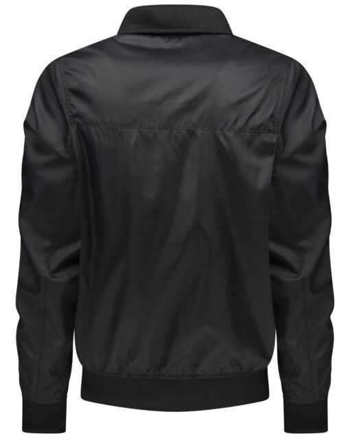 Windjacke schwarz back