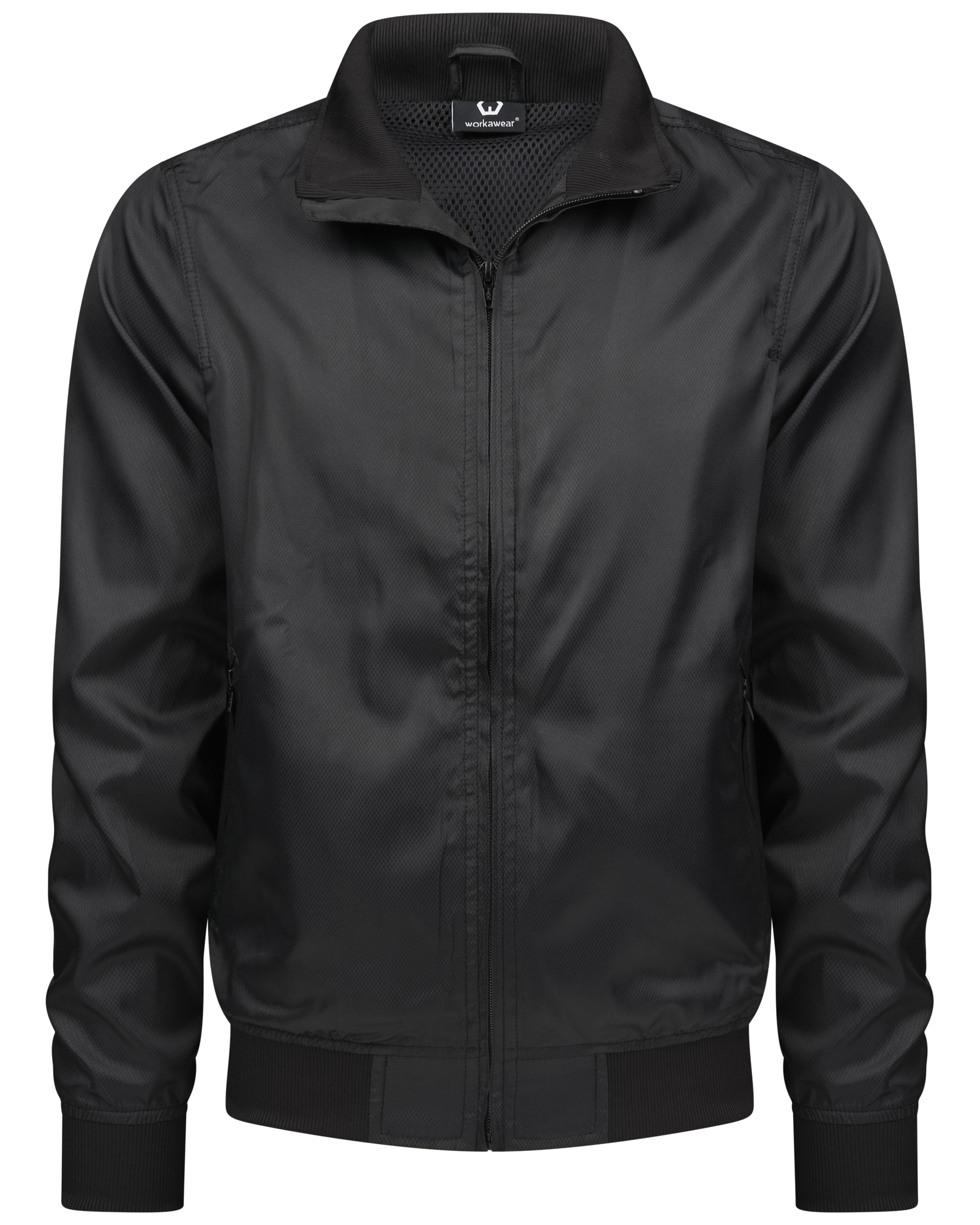 Windjacke schwarz front