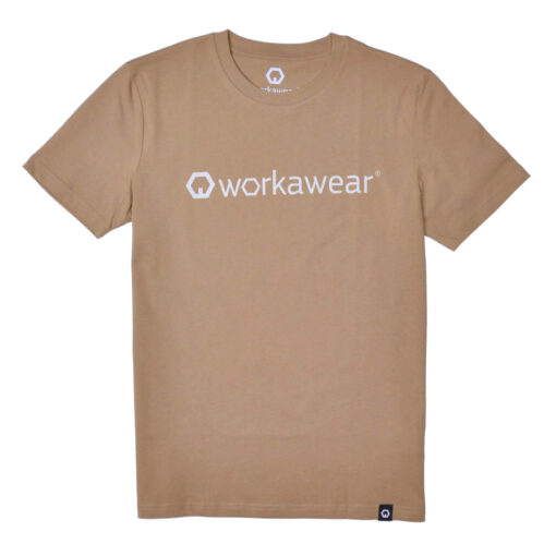 t-shirt-100%-bio-baumwolle-camel-flat